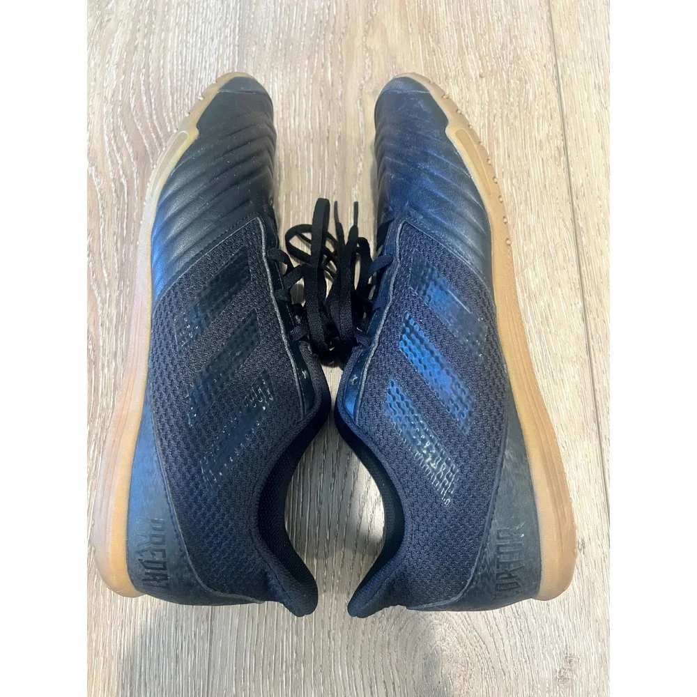 Adidas Predator 19.4 Sala Indoor Soccer Shoes Mens 11 Black Gum Futbol D97975